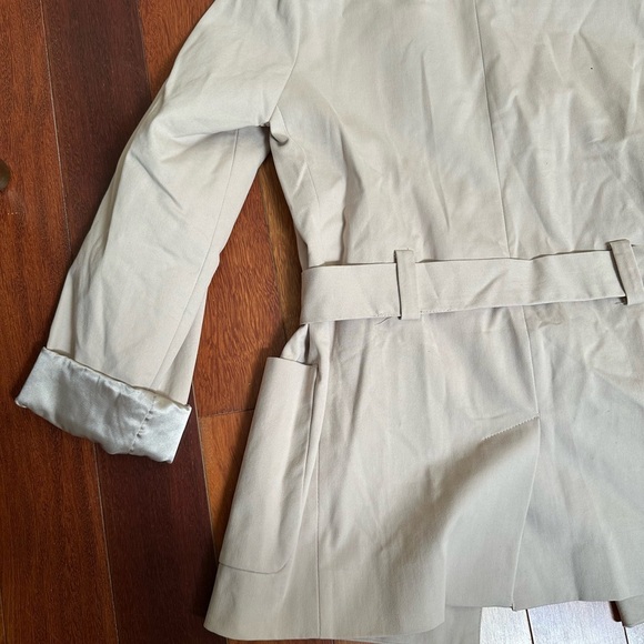 French Connection | Whisper belted wrap front blazer with tie waist belt size 4 - Picture 9 of 9